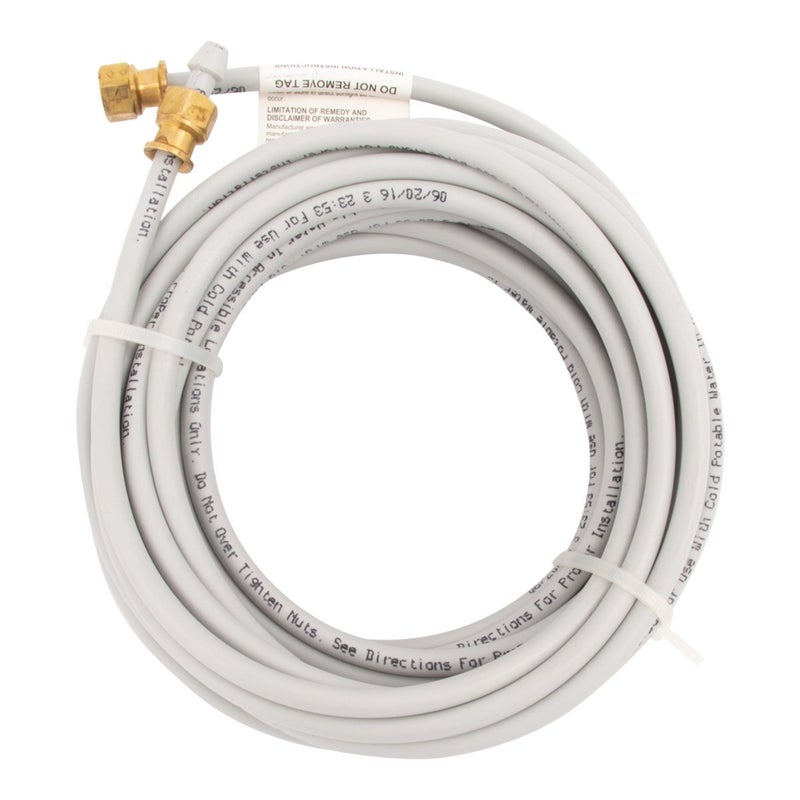 JS Jackson Supplies Ice Maker Installation Kit 25 Feet of PEX Tubing for Appliance Water Lines with Stop Tee, 1/4" Compression Fittings, for Potable Drinking Water - Image 5